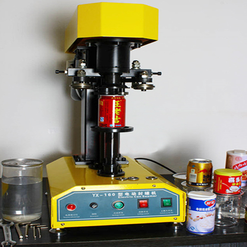 tabletop pop cans sealing machine semi automatic metal tin can easy open sealer equipment desktop